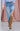 Jupe midi en denim fendu
